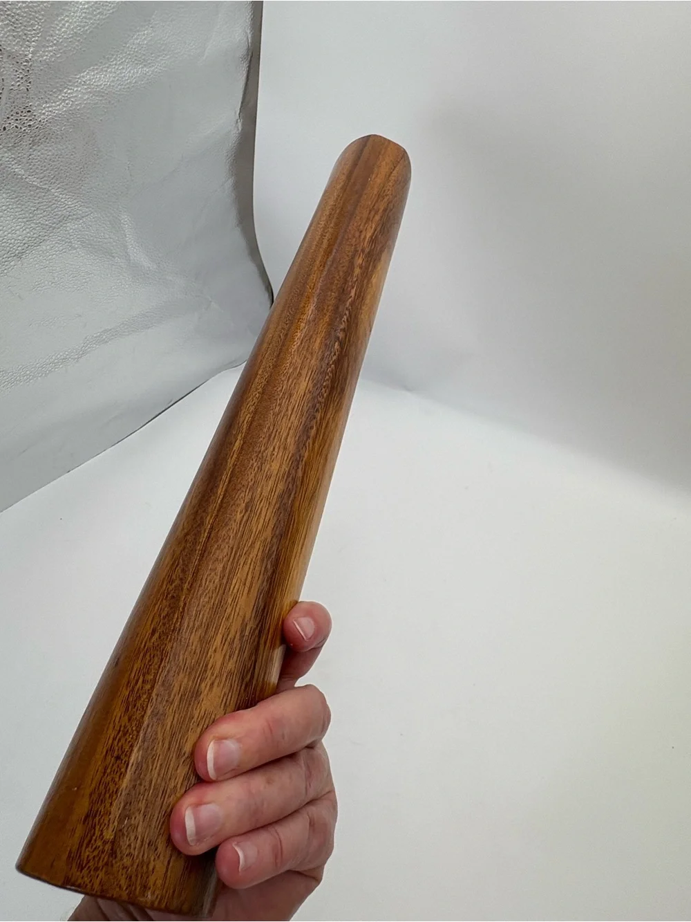Gorgeous Mid-Century Modern Wooden Elongated Serving Tray